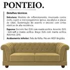 Sofa 2 Lugares 190 Cm Ponteio Veludo Moll