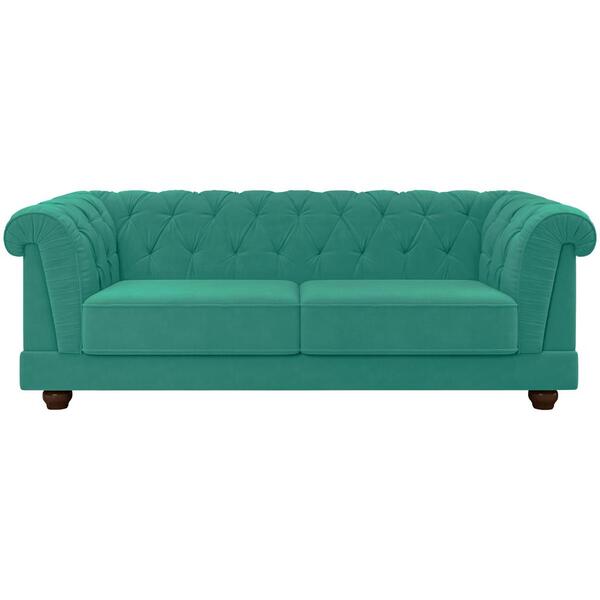 Sofa 2 Lugares 190 Cm Ponteio Veludo Moll