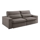 Sofá 2 Lugares 190cm Retrátil E Reclinável Free Veludo Bege N