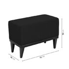 Sofá 2 Lugares 1 Chaise E 1 Puff Boreal Cabecasa Madeiraorigi