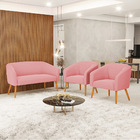 Sofá 2 Lugares 1 Poltrona Stella Base Giratória Ma30 Suede D0