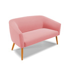 Sofá 2 Lugares 1 Poltrona Stella Base Giratória Ma30 Suede D0