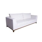 Sofá 2 Lugares 200cm Ipê Espresso Móveis Bege