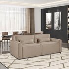 Sofá 2 Lugares 208cm Linho Lutz Yescasa Creme