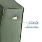 Sofá 2 Lugares 220cm Baobá Cabecasa Madeiraoriginals Musgo