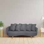 Sofá 2 Lugares 220cm Capri Cinza