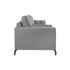 Sofá 2 Lugares 220cm Mônaco Estofados Arpaan Cinza