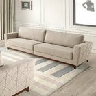 Sofá 2 Lugares 240cm Braga Raízes Bege