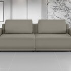 Sofá 2 Lugares 260 Cm Apolo Veludo Castor