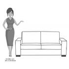 Sofá 2 Lugares 452cm Bergen Suede Verde Musgo D´monegatto