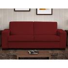 Sofá 2 Lugares 452cm Bergen Suede Vermelho D´monegatto