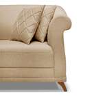 Sofá 2 Lugares Abruzzo Linho Dourado