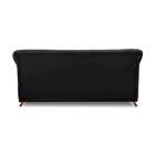 Sofá 2 Lugares Abruzzo Suede Preto