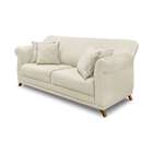 Sofá 2 Lugares Abruzzo Veludo Bege