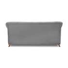 Sofá 2 Lugares Abruzzo Veludo Cinza