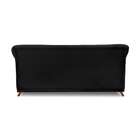 Sofá 2 Lugares Abruzzo Veludo Preto