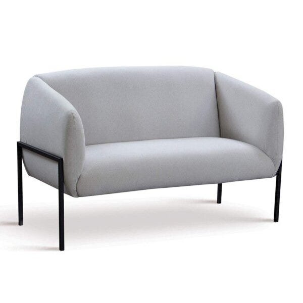 Sofá 2 Lugares Adeline Daf Mobiliário Gelo