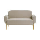 Sofá 2 Lugares Agnes - Cru - Oppa Design