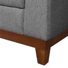 Sofá 2 Lugares Bahamas Linho Cinza