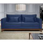 Sofá 2 Lugares Bahamas Suede Azul