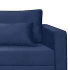 Sofá 2 Lugares Bahamas Suede Azul