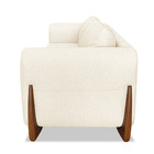 Sofá 2 Lugares Base De Madeira Clarissa 180 Cm Linho S04 - D'