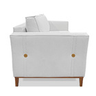 Sofá 2 Lugares Base De Madeira Grace 170 Cm Linho S04 - D'ros