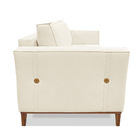 Sofá 2 Lugares Base De Madeira Grace 190 Cm Linho Natural S04