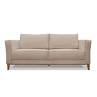 Sofá 2 Lugares Base De Madeira Grace 190 Cm Linho S04 - D'ros