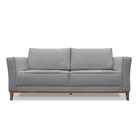 Sofá 2 Lugares Base De Madeira Grace 190 Cm Linho S04 - D'ros