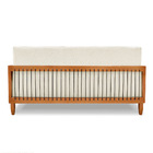 Sofá 2 Lugares Base De Madeira Mariana 160 Cm Linho S04 - D'r