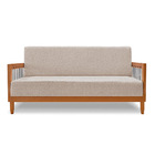 Sofá 2 Lugares Base De Madeira Mariana 160 Cm Linho S04 - D'r