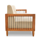 Sofá 2 Lugares Base De Madeira Mariana 160 Cm Linho S04 - D'r