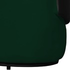 Sofá 2 Lugares Beatriz Com Composê Corino Preto Suede Verde -