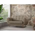 Sofá 2 Lugares Beegees Linho Bege