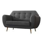 Sofá 2 Lugares Beegees Linho Cinza