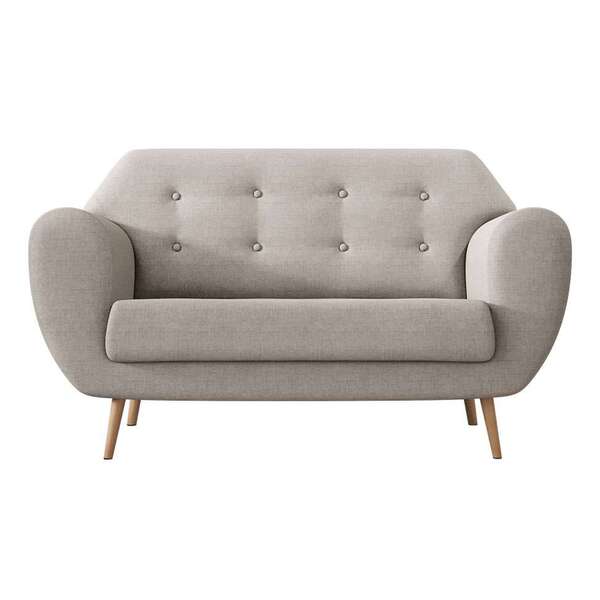 Sofá 2 Lugares Beegees Linho Cru