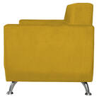 Sofá 2 Lugares Beny Sintético - Amarena Móveis - Amarelo