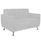 Sofá 2 Lugares Beny Sintético - Doce Sonho Móveis - Branco