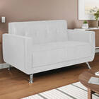 Sofá 2 Lugares Beny Suede - Amarena Móveis - Branco