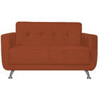 Sofá 2 Lugares Beny Suede - Amarena Móveis - Terracota