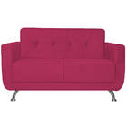 Sofá 2 Lugares Beny Suede - Doce Sonho Móveis - Pink