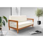 Sofá 2 Lugares Beth Decorativo Para Sala De Estar Recepção Rú