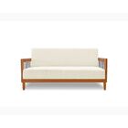 Sofá 2 Lugares Beth Decorativo Para Sala De Estar Recepção Rú