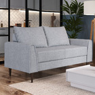 Sofá 2 Lugares Bienna Cinza Sofá Go