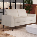 Sofá 2 Lugares Bienna Off White Sofá Go