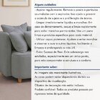 Sofá 2 Lugares Bipartido 2,20m Boucle Cinza   Cinza