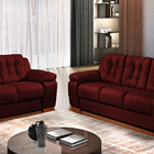 Sofá 2 Lugares Bordô Em Veludo 1,57m Zumthor