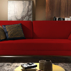 Sofá 2 Lugares Bordô Em Veludo 1,74m Lilac