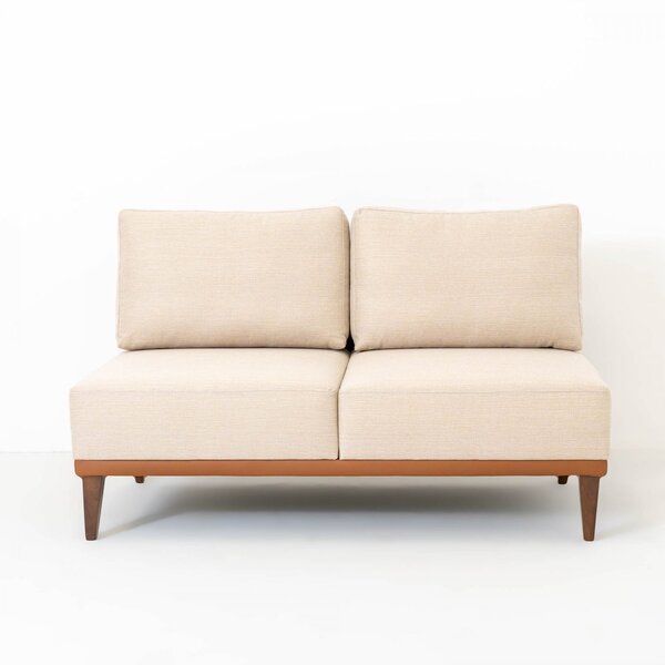 Sofá 2 Lugares Boreal Com Mola Ensacada Cabecasa Madeiraorigi